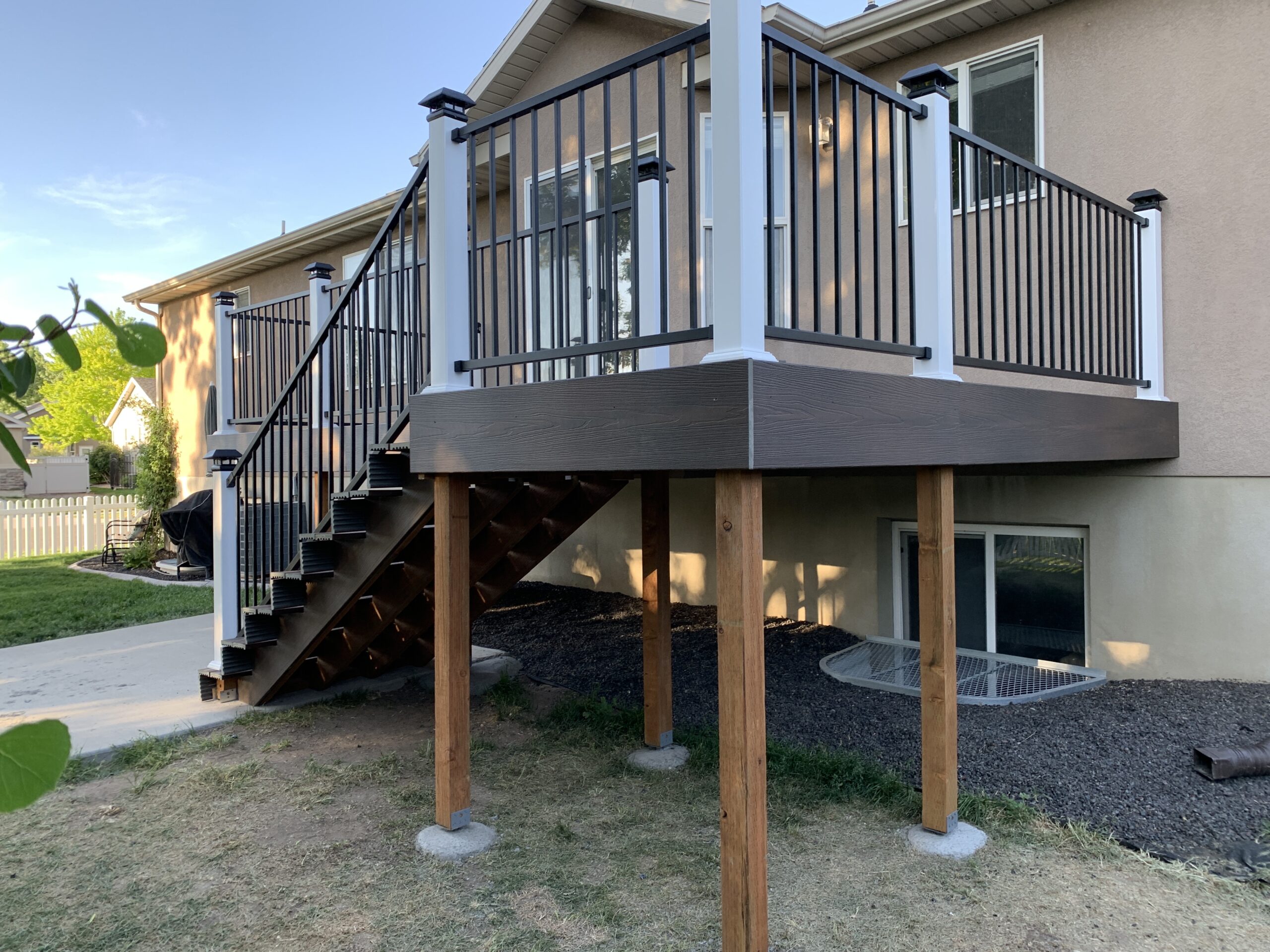 Outdoor deck project